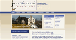 Desktop Screenshot of lettherebelightchimney.com